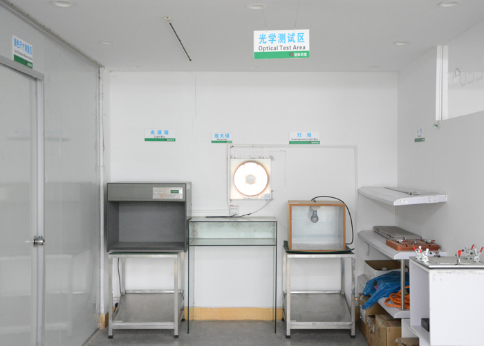 光学测试区